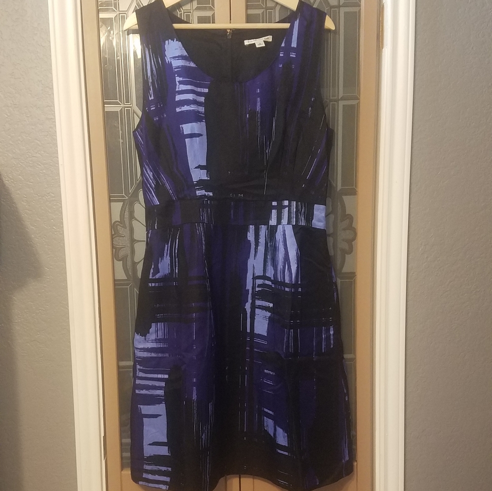 Banana Republic Linen Brushstroke Dress 12